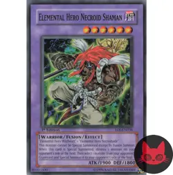 Yugioh Elemental HERO Necroid Shaman EOJ-EN036 Common 1st Edition NM - Image 1