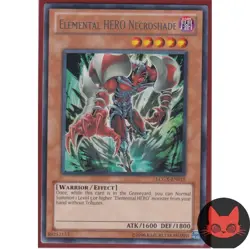 Yugioh Elemental HERO Necroshade LCGX-EN015 Rare NM - Image 1