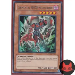 Yugioh Elemental HERO Necroshade LCGX-EN015 Rare NM - Image 2