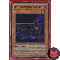 Yugioh Neo-Spacian Dark Panther POTD-EN005 Super Rare 1st Edition MP - Image 1