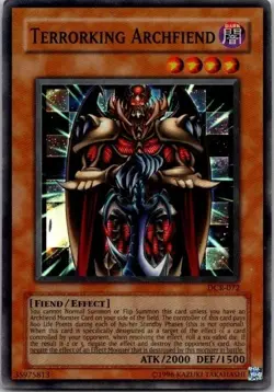 Yugioh! Terrorking Archfiend Dark Crisis R Super DCR-072 (LIGHTLY PLAYED) - Image 2