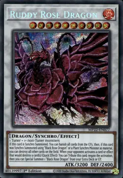 Ruddy Rose Dragon 1st Ed Prismatic Secret MP22-EN077  Yu-Gi-Oh! - Image 3