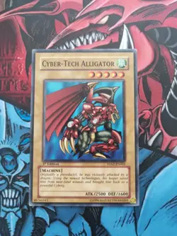 Cyber-Tech Alligator 5DS2-EN003  1st Edition Common Yu-Gi-Oh Card - Image 1