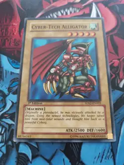 Cyber-Tech Alligator 5DS2-EN003  1st Edition Common Yu-Gi-Oh Card - Image 2