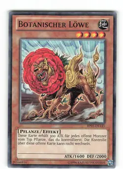 Yugioh BOTANICAL LION, bp01-en145 Starfoil Rare German Near Mint - Image 3
