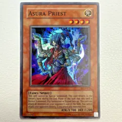 Yugioh Asura Priest LOD-071 Unlimited Super Rare Holo - NM-MINT - Image 1
