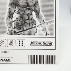 40 Ninja Metal Gear Solid 2 Menko SLAMMER Card Size 8.2cm x 5.4cm - Image 16