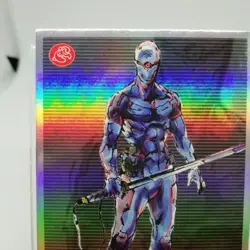 40 Ninja Metal Gear Solid 2 Menko SLAMMER Card Size 8.2cm x 5.4cm - Image 2
