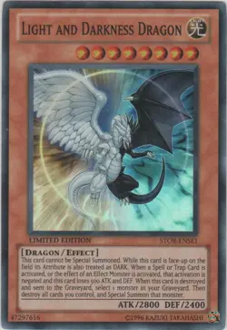 Yugioh! LP Light and Darkness Dragon - STOR-ENSE1 - Super Rare - Limited Edition - Image 2