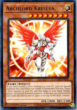 Archlord Kristya VASM-EN048 Yu-Gi-Oh! Light Play 1st Edition - Image 2