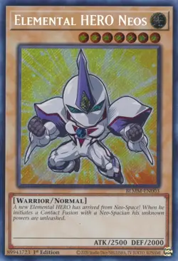 Elemental HERO Neos (BLMM-EN003) - Secret Rare First ed. Yu-Gi-Oh! - Image 1