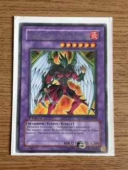 Yu-gi-oh Elemental Hero Phoenix Enforcer DP05-EN012 Rare 1st Edition NM Card - Image 1