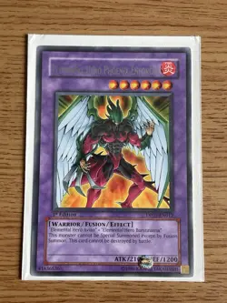 Yu-gi-oh Elemental Hero Phoenix Enforcer DP05-EN012 Rare 1st Edition NM Card - Image 3
