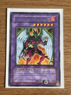 Yu-gi-oh Elemental Hero Phoenix Enforcer DP05-EN012 Rare 1st Edition NM Card - Image 6