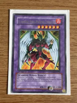 Yu-gi-oh Elemental Hero Phoenix Enforcer DP05-EN012 Rare 1st Edition NM Card - Image 8