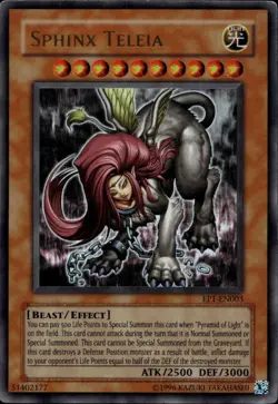 Sphinx Teleia Unl Ed Ultra EP1-EN003  Yu-Gi-Oh! - Image 3