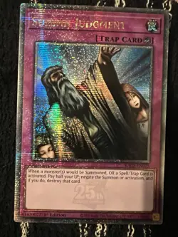 Yugioh Solemn Judgment Quarter Century Secret Rare -RA02 - Image 1