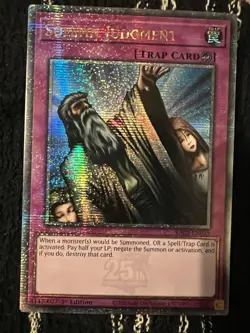 Yugioh Solemn Judgment Quarter Century Secret Rare -RA02 - Image 6