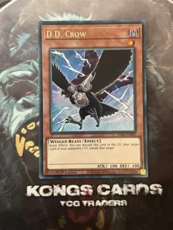 RA02-EN002 "D.D. Crow" Secret Rare  YuGiOh! NEW - Image 1