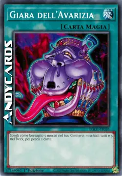 GIARA DELL'AVARIZIA • (Pot Of Avarice) • Municipal • EGO1 IT026 • 1Ed • Yugioh! - Image 1