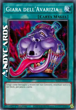 GIARA DELL'AVARIZIA • (Pot Of Avarice) • Municipal • EGO1 IT026 • 1Ed • Yugioh! - Image 2