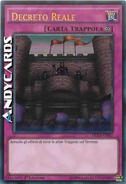 ROYAL DECREE • (Royal Decree) • Ultra R • DUSA IT047 • 1Ed • Yugioh! ANDYCARDS - Image 1