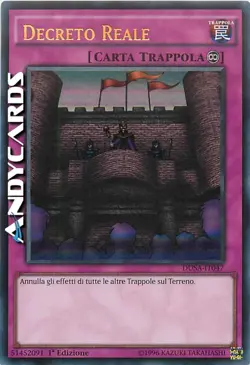 ROYAL DECREE • (Royal Decree) • Ultra R • DUSA IT047 • 1Ed • Yugioh! ANDYCARDS - Image 2