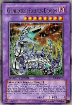 Chimeratech Fortress Dragon - JUMP-EN031 - Ultra Rare - Limited Edition LP YuGiO - Image 1
