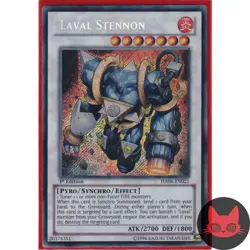 Yugioh Laval Stennon HA06-EN021 Secret Rare 1st Edition NM - Image 2