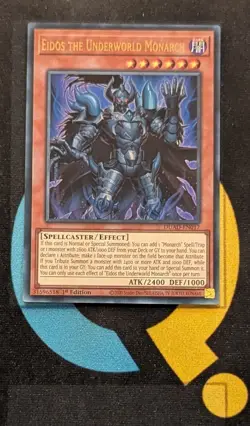 DUAD-EN017 Eidos the Underworld Monarch Ultra Rare 1st Ed YuGiOh - Image 4