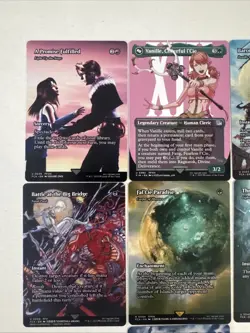 Magic The Gathering Final Fantasy Full Art Borderless Bundle X 7 Cards - Image 2