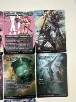Magic The Gathering Final Fantasy Full Art Borderless Bundle X 7 Cards - Image 3