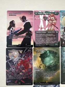 Magic The Gathering Final Fantasy Full Art Borderless Bundle X 7 Cards - Image 6