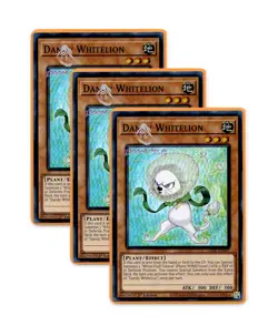Yugioh! Dandy Whitelion LEDE-EN097 (SR) 1st Ed 3x - Image 1