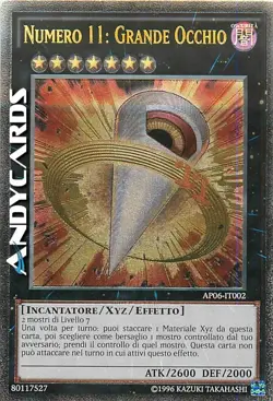 NUMBER 11: BIG EYE • (Number 11: Big Eye) • Ultimate • AP06 IT002 • Yugioh - Image 1