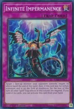 Yugioh! Infinite Impermanence - RA01-EN075 - Super Rare - 1st Edition Near Mint, - Image 2