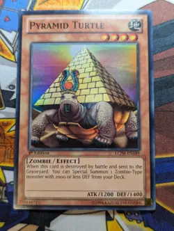 YuGiOh Pyramid Turtle Super Rare 1st Edition LCJW-EN189 NM/VLP - Image 1