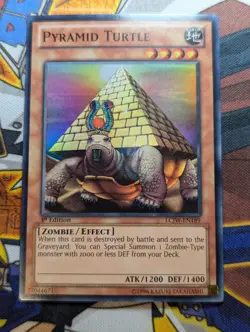 YuGiOh Pyramid Turtle Super Rare 1st Edition LCJW-EN189 NM/VLP - Image 2