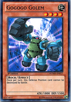 Gogogo Golem NUMH-EN017 Yu-Gi-Oh! Light Play 1st Edition - Image 2
