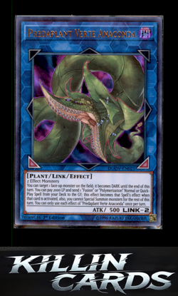 1st Edition Predaplant Verte Anaconda DUOV-EN021 Ultra Rare Duel Overload YuGiOh - Image 3