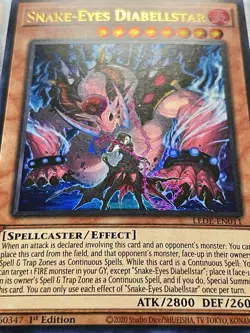 Snake-Eyes Diabellstar + Flamberge + Ash + Oak + Birch + Startling | YuGiOh! - Image 19
