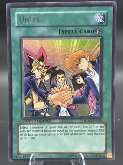 Yu-Gi-Oh! “UNITY” Ultra Rare Limited Ed Shonen Jump Promo JUMP-EN006 VLP - Image 1