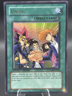 Yu-Gi-Oh! “UNITY” Ultra Rare Limited Ed Shonen Jump Promo JUMP-EN006 VLP - Image 3
