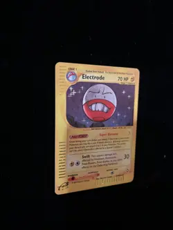 PokÃ©mon TCG Electrode Aquapolis Holo Card H7/H32 Rare - Image 4