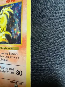 PokÃ©mon Ninetales TCG Base Set Holo Shadowless Rare Card 12/102 - Image 6
