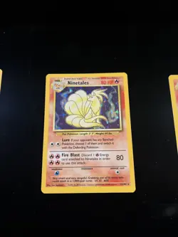 PokÃ©mon TCG Ninetales Holo Rare Card 12/102 Base Set 1999 Mint/Nm Condition - Image 12