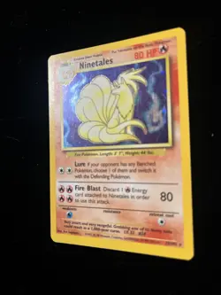 PokÃ©mon TCG Ninetales Holo Rare Card 12/102 Base Set 1999 Mint/Nm Condition - Image 14