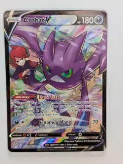 Crobat V - TG20/TG30 - Pokemon Lost Origins Trainer Gallery Ultra Rare Card NM - Image 3