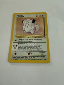 Clefairy Base Set 2 Holo Rare Pokemon Card 6/130 - Image 5