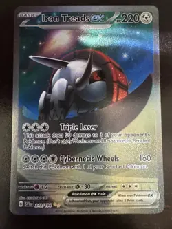Iron Treads ex 248/198 Scarlet & Violet Base Set SIR HOLO Pokemon Card NM - Image 2